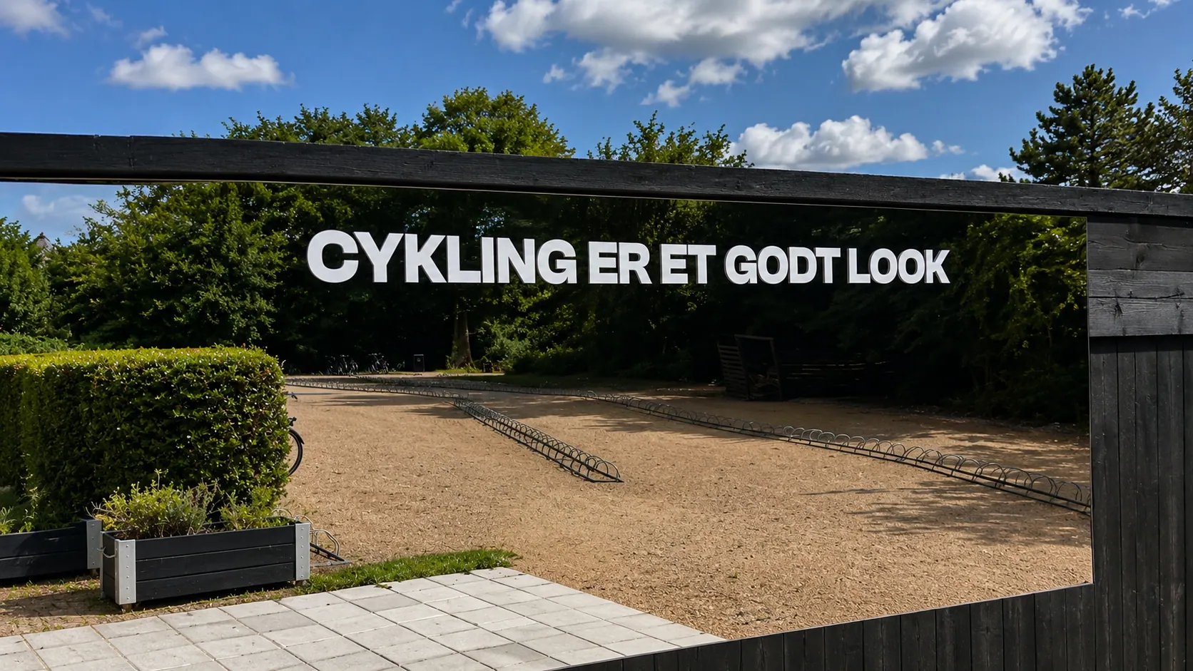 Flere unge på cyklen — skiltning i Virum