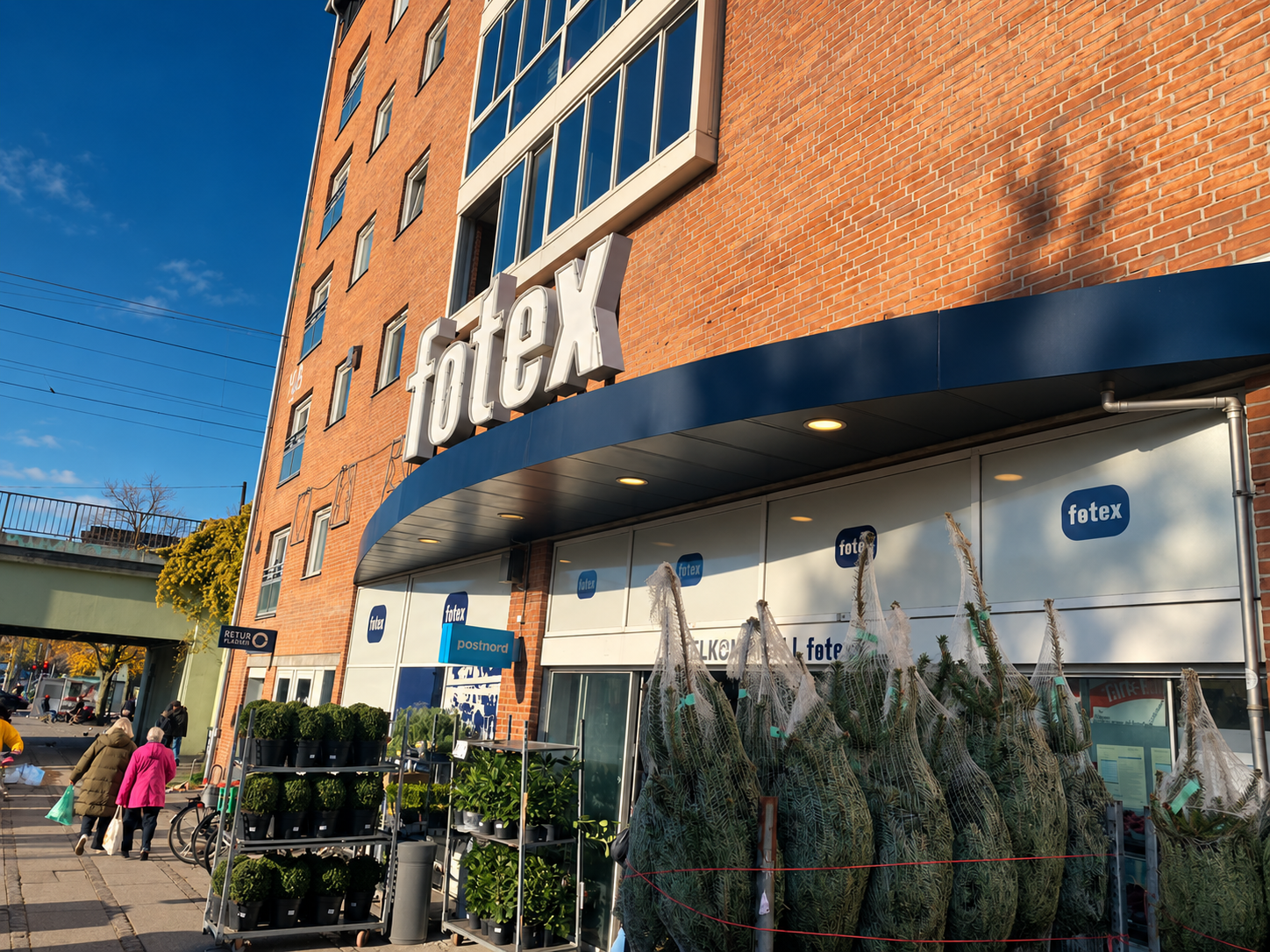Føtex Mimersgade — facade ved hovedindgang